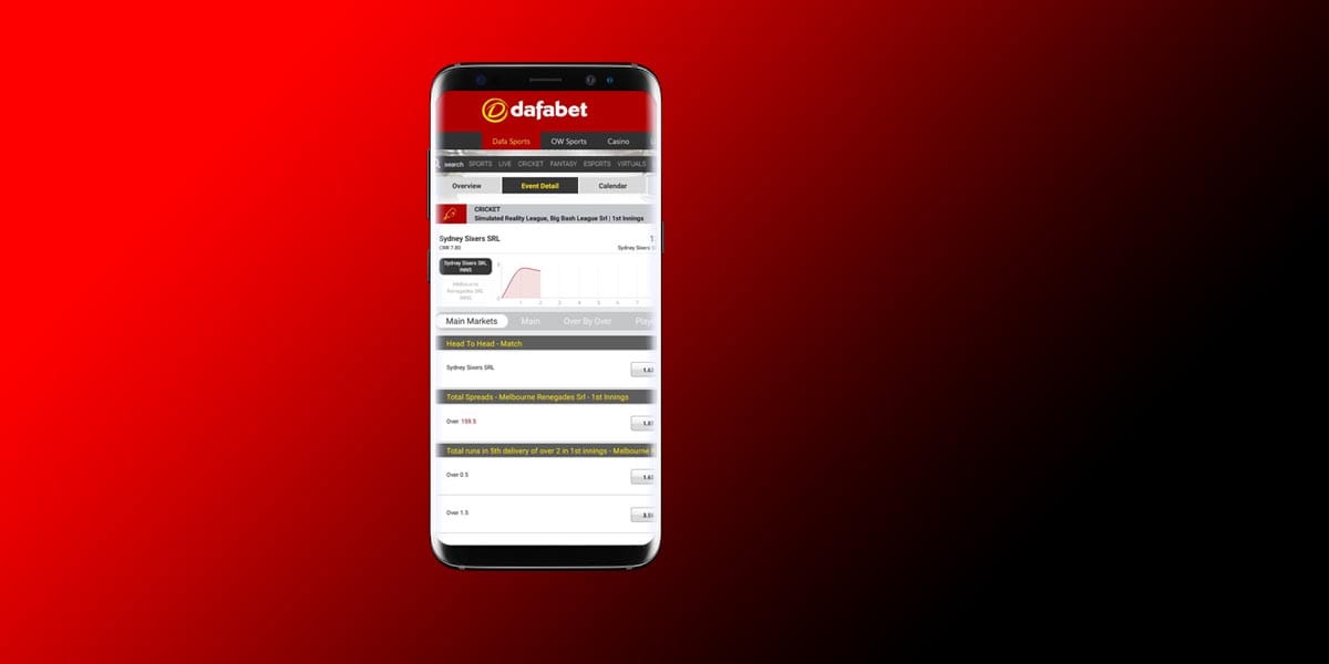 dafabet betting limits Review of the dafabet mobile app for cricket betting in india